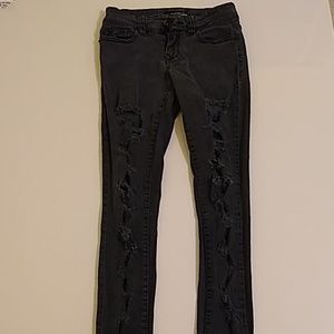 Lovesick black ripped jeans
